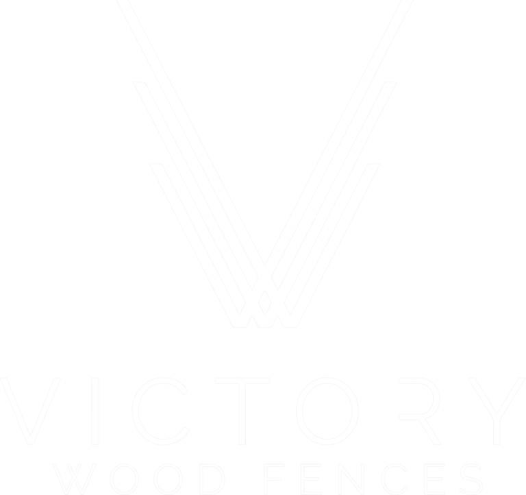 Victory Wood Fences Site Logo - White